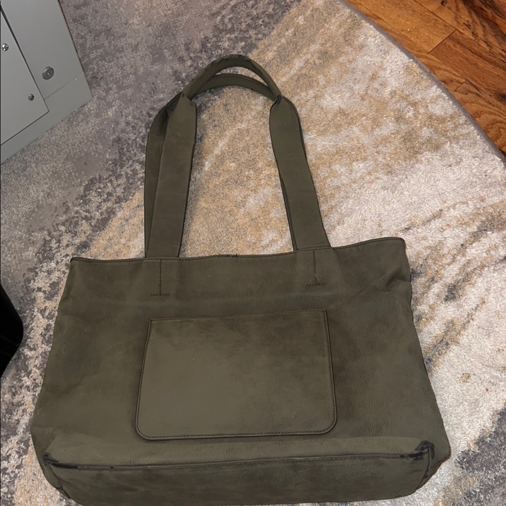 Olive Green Tote Bag